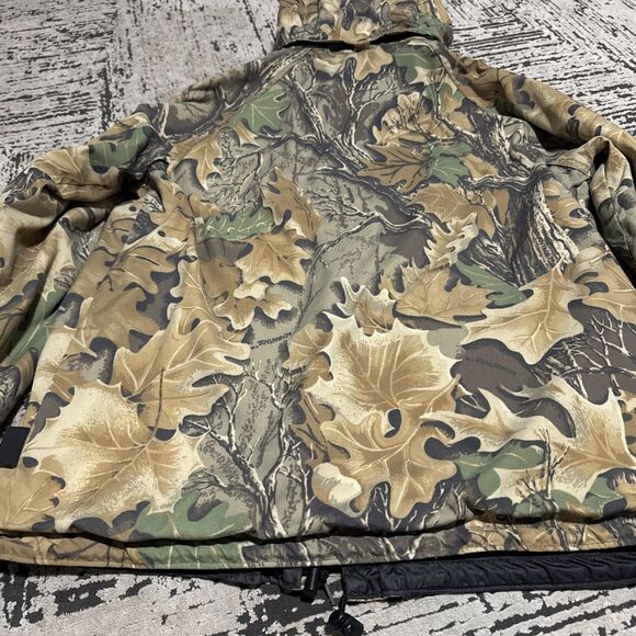 10X Gore Tex Rainwear Coat Jacket Large Mens Vintage Advantage Camo Saddle Cloth - Picture 14 of 14